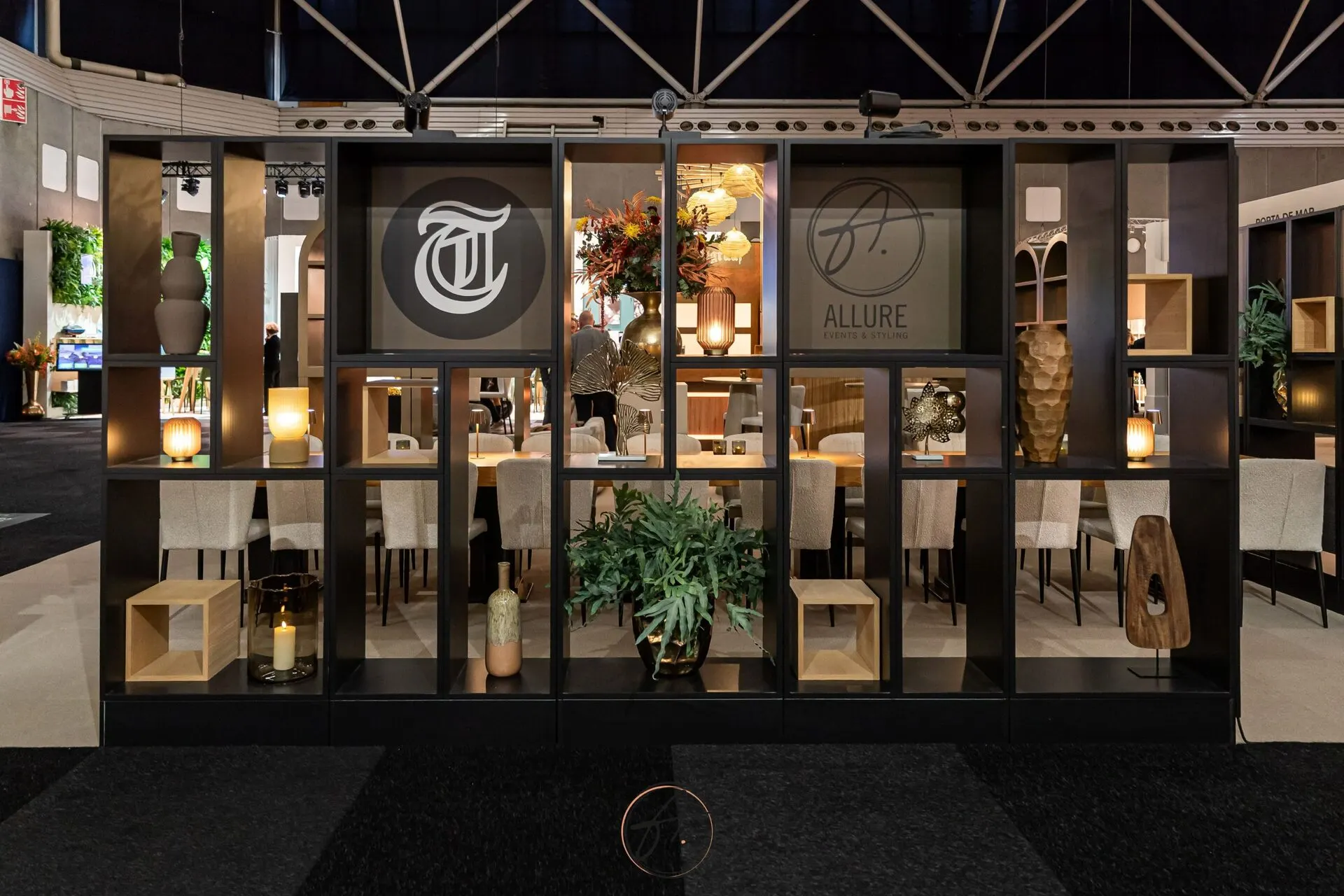 Stylingdetails van het café-concept