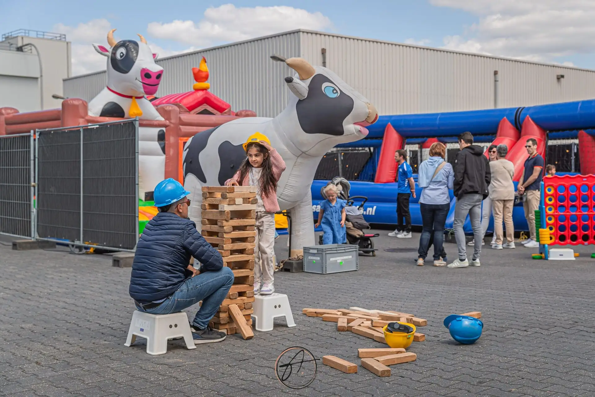 Familiedag tijdens het jubileum van Schils B.V.